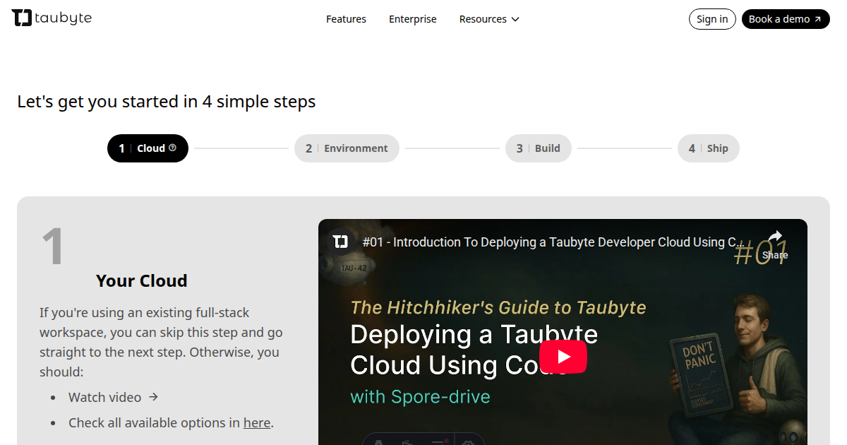 Getting Started with Taubyte - Fullstack Workspace