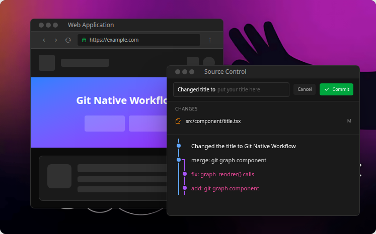 Git Native feature interface